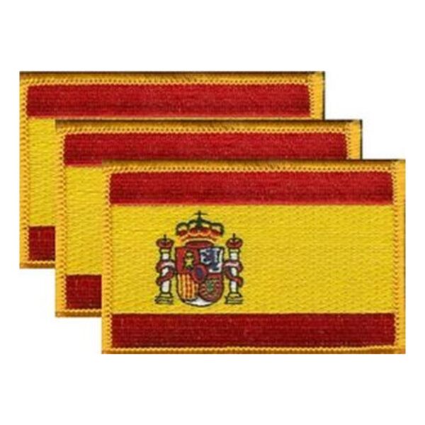 Spain Flag PatchPack of 3
