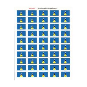 St. Lucia Sheet of 50 Stickers