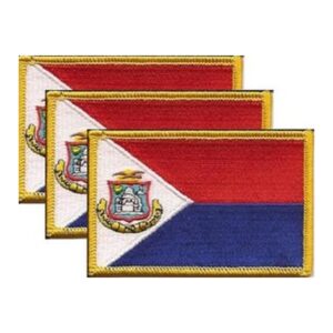 St Maarten Flag PatchPack of 3