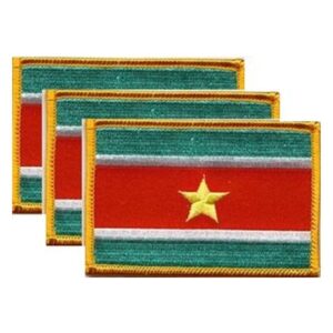 Suriname Flag PatchPack of 3