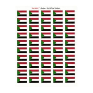Sudan Sheet of 50 Stickers