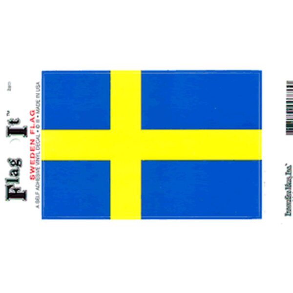 Sweden Flag DecalPack of 6