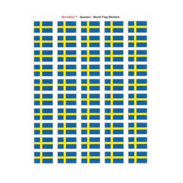 Sweden Sheet of 50 Stickers