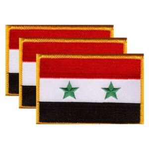 Syria Flag PatchPack of 3