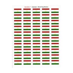 Tajikistan Sheet of 50 Stickers