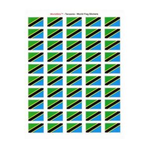 Tanzania Sheet of 50 Stickers