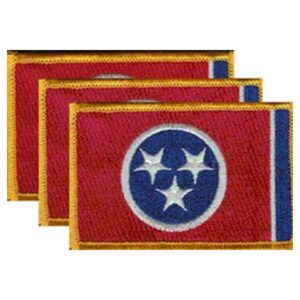 Tennessee Flag PatchPack of 3