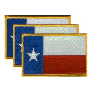 Texas Flag PatchPack of 3