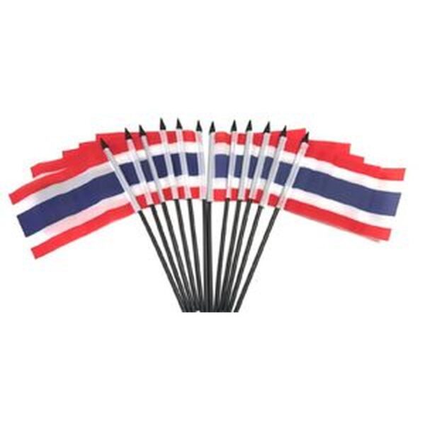 Thailand Miniature Flags - 12 Pack
