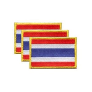 Thailand Flag PatchPack of 3