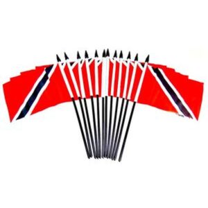 Trinidad Miniature Flags – 12 Pack