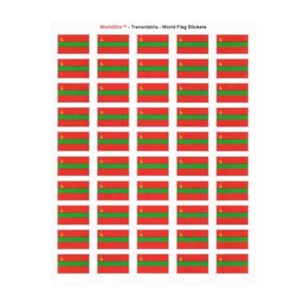 Transnistria Sheet of 50 Stickers
