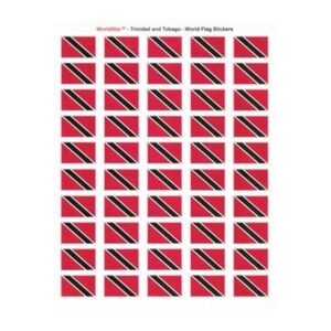 Trinidad & Tobago Sheet of 50 Stickers