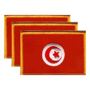 Tunisia Flag PatchPack of 3