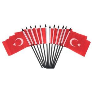 Turkey Miniature Flags – 12 Pack