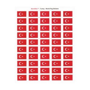 Turkey Sheet of 50 Stickers