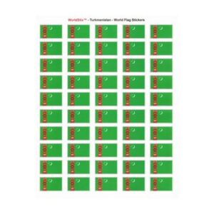 Turkmenistan Sheet of 50 Stickers