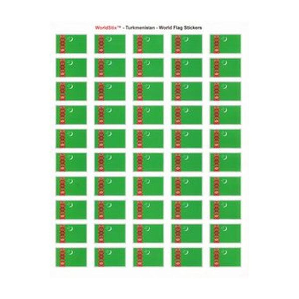 Turkmenistan Sheet of 50 Stickers