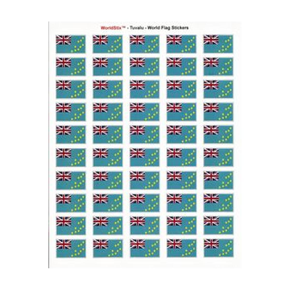 Tuvalu Sheet of 50 Stickers