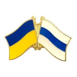 Ukraine and Anti War Flag Friendship Pack of 12