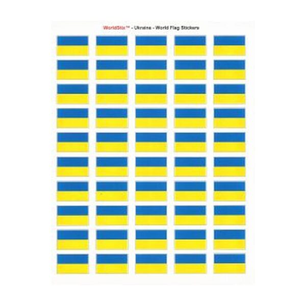 Ukraine Sheet of 50 Stickers