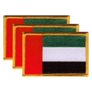 United Arab Emirates Flag PatchPack of 3