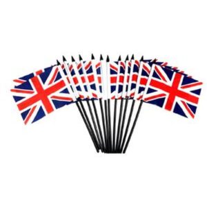 United Kingdom Miniature Flags – 12 Pack