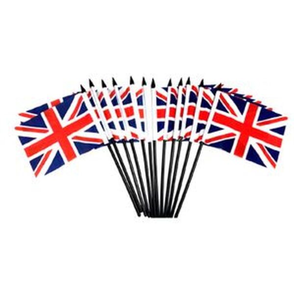 United Kingdom Miniature Flags - 12 Pack