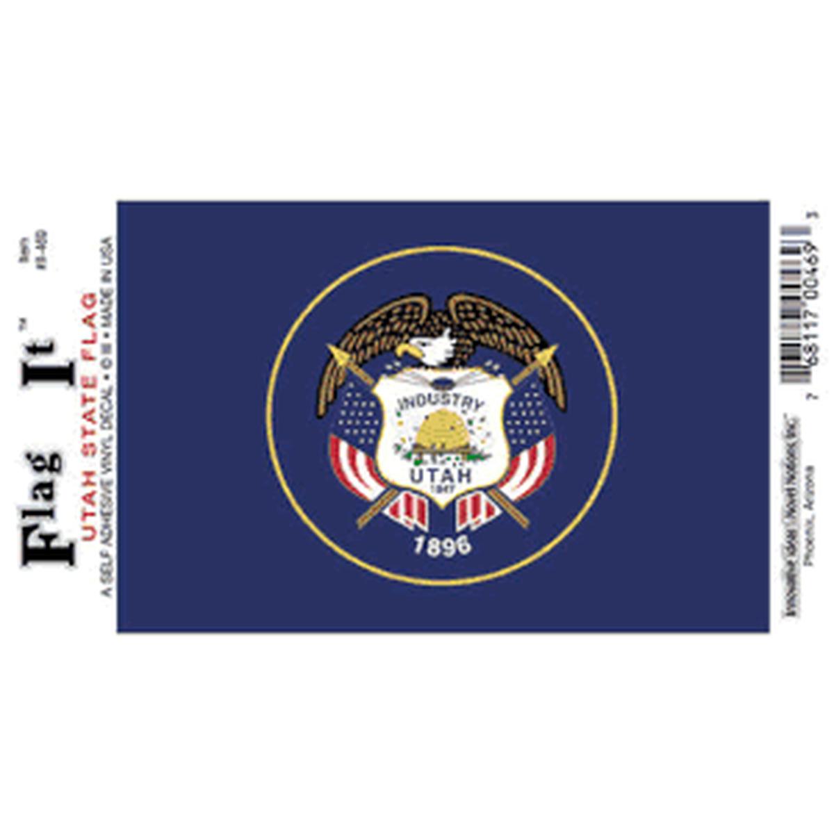 Utah Flag DecalPack of 6