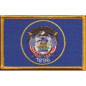 Utah Flag Patch- Old Version – Pack of 3