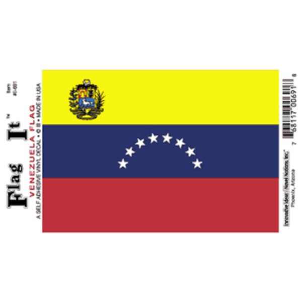 Venezuela Flag DecalPack of 6