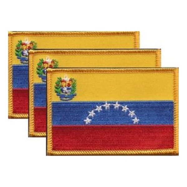Venezuela Flag PatchPack of 3