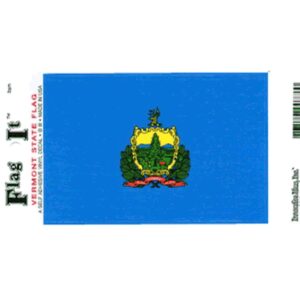 Vermont Flag DecalPack of 6