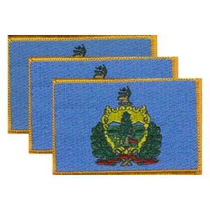 Vermont Flag PatchPack of 3
