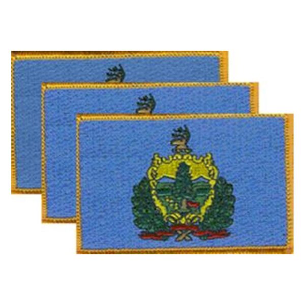 Vermont Flag PatchPack of 3