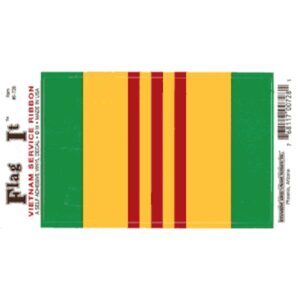Vietnam Ribbon DecalPack of 6