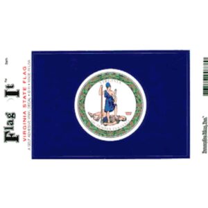 Virginia Flag DecalPack of 6
