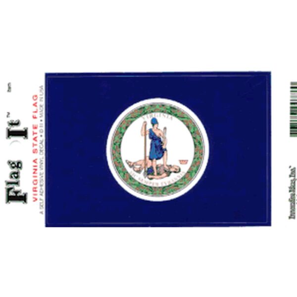 Virginia Flag DecalPack of 6