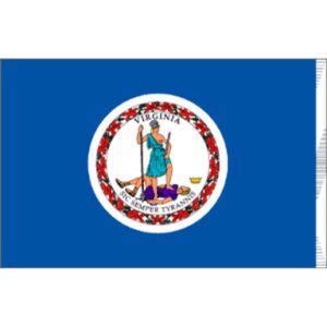Virginia Polyester Flag