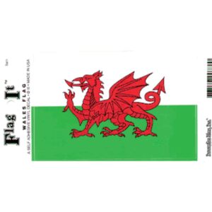 Wales Flag DecalPack of 6