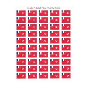 Wallis & Futuna Sheet of 50 Stickers