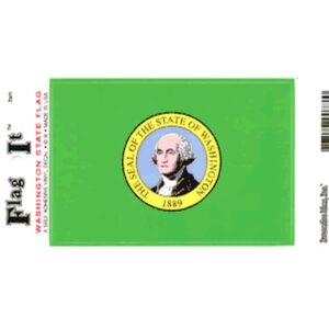 Washington Flag DecalPack of 6