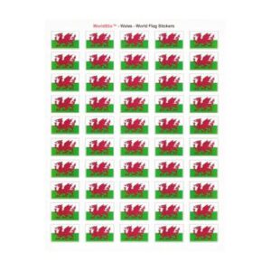 Wales Sheet of 50 Stickers