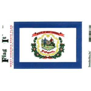 West Virginia Flag DecalPack of 6