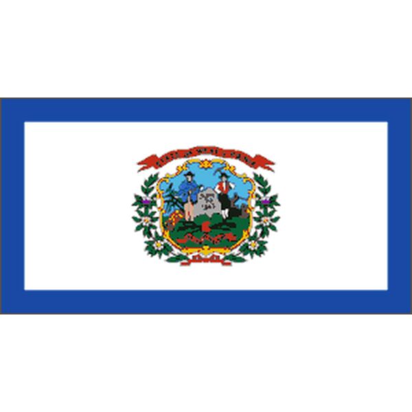 West Virginia Polyester Flag