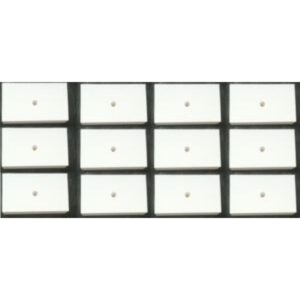White Table Flag Stands