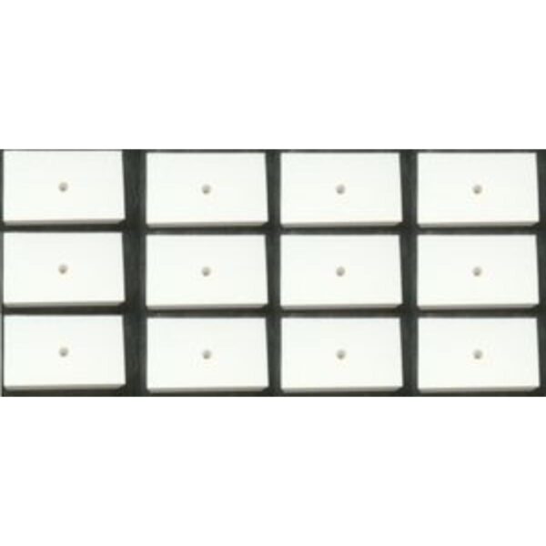 White Table Flag Stands