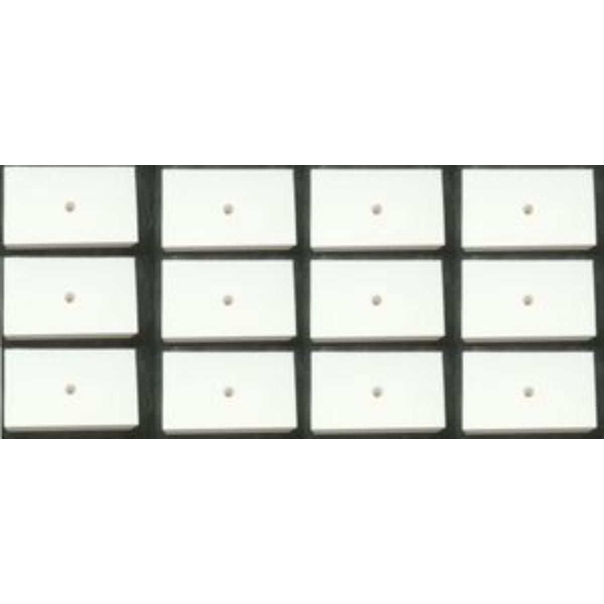 White Table Flag Stands