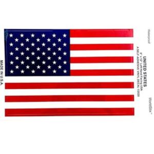 American Flag Vinyl Decal – 8″ x 12″