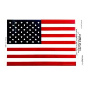 American Flag Vinyl Decal – 12″ x 18″